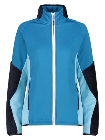 CMP Kurtka polarowa w kolorze błękitno-granatowym