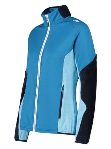 CMP Kurtka polarowa w kolorze błękitno-granatowym