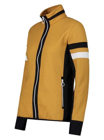 CMP Fleecejacke in Gelb/ Schwarz