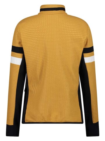CMP Fleecejacke in Gelb/ Schwarz