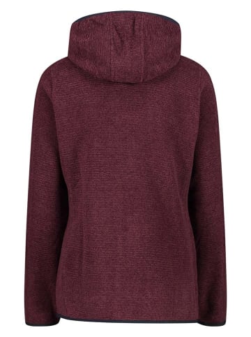 CMP Fleece vest bordeaux/zwart