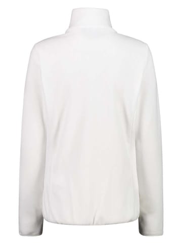 CMP Fleecejacke in Weiß/ Schwarz