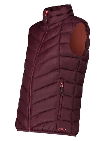CMP Doorgestikte bodywarmer bordeaux