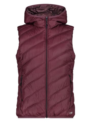CMP Doorgestikte bodywarmer bordeaux