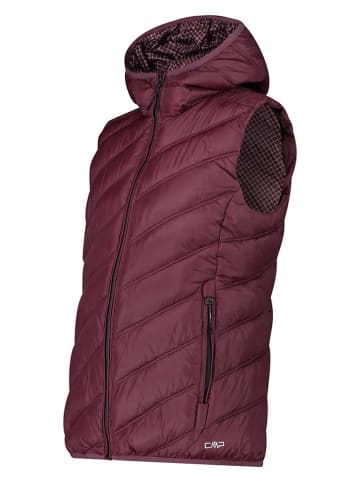 CMP Doorgestikte bodywarmer bordeaux