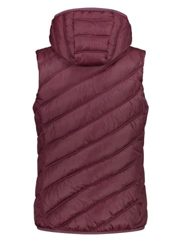 CMP Doorgestikte bodywarmer bordeaux