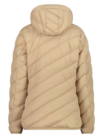 CMP Doorgestikte jas beige