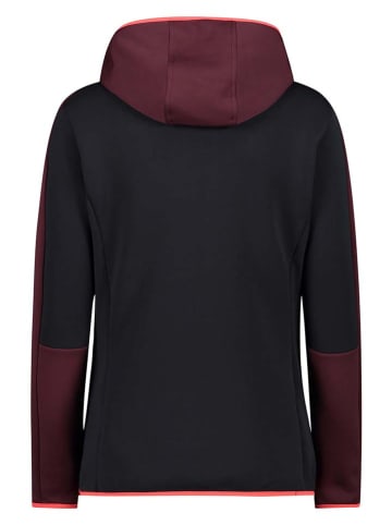 CMP Funktionsjacke in Schwarz/ Lila/ Grau