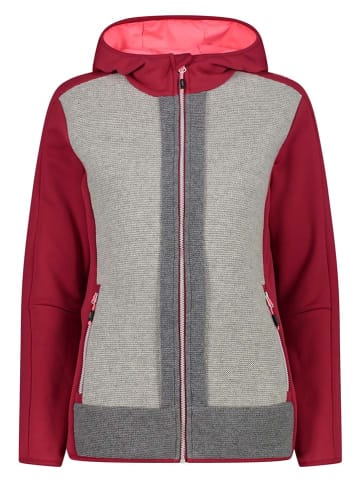CMP Funktionsjacke in Rot/ Grau