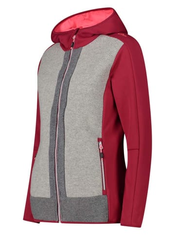 CMP Funktionsjacke in Rot/ Grau