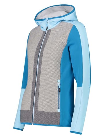 CMP Funktionsjacke in Blau/ Hellblau/ Grau