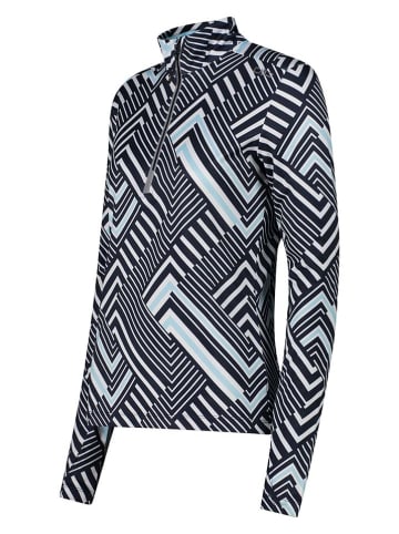 CMP Functioneel shirt zwart/wit/lichtblauw