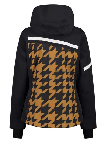 CMP Ski-/snowboardjas lichtbruin/zwart/wit