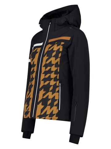 CMP Ski-/snowboardjas lichtbruin/zwart/wit