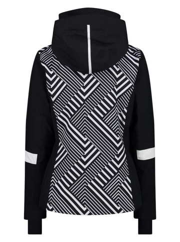 CMP Ski-/ Snowboardjacke in Schwarz/ Weiß