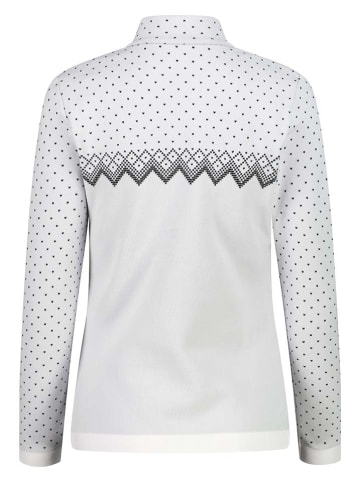 CMP Funktionslongsleeve in Weiß/ Schwarz