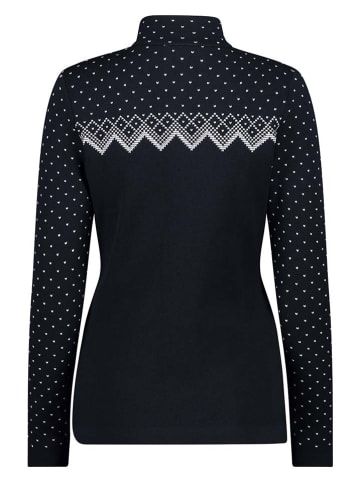 CMP Functionele longsleeve zwart/wit