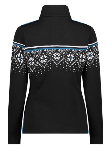 CMP Funktionslongsleeve in Schwarz/ Weiß
