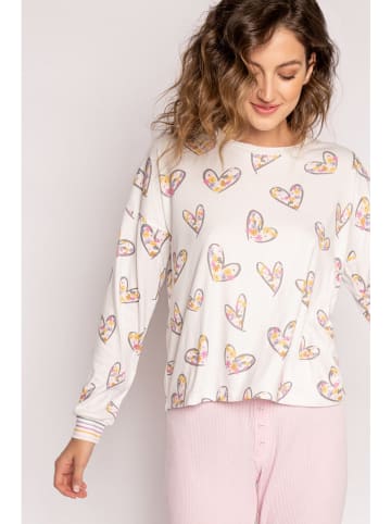 PJ Salvage Pyjama-Oberteil in Weiß