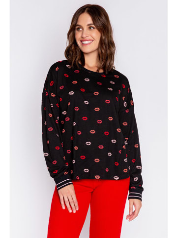 PJ Salvage Pyjama-Oberteil in Schwarz
