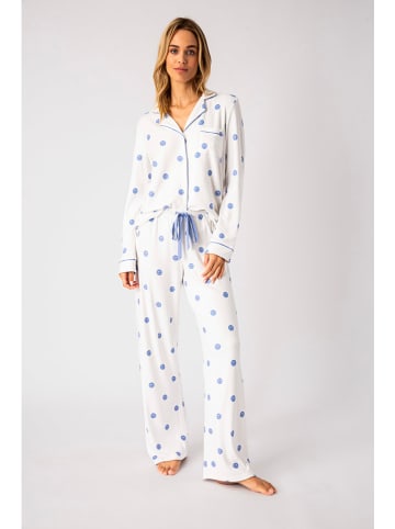 PJ Salvage Pyjama-Oberteil in Weiß