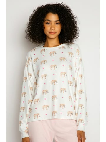PJ Salvage Pyjama-Oberteil in Weiß