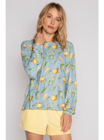 PJ Salvage Pyjamatop lichtblauw
