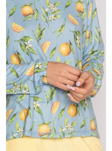 PJ Salvage Pyjama-Oberteil in Hellblau