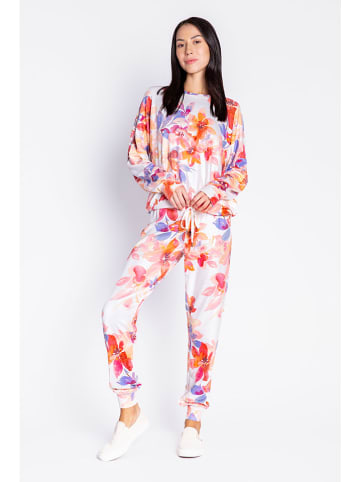 PJ Salvage Pyjamatop meerkleurig/wit