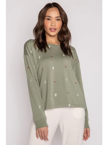 PJ Salvage Pyjama-Oberteil in Khaki
