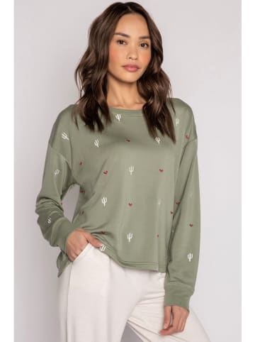 PJ Salvage Pyjama-Oberteil in Khaki