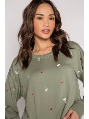 PJ Salvage Pyjama-Oberteil in Khaki