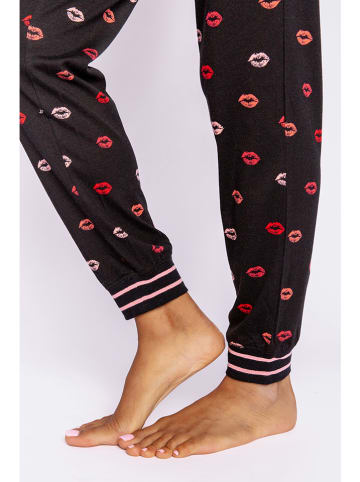 PJ Salvage Pyjama-Hose in Schwarz