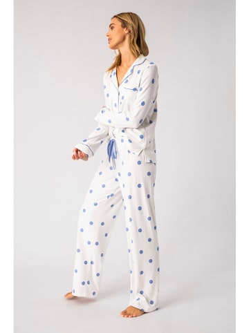 PJ Salvage Pyjama-Hose in Weiß