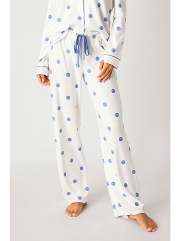 PJ Salvage Pyjama-Hose in Weiß