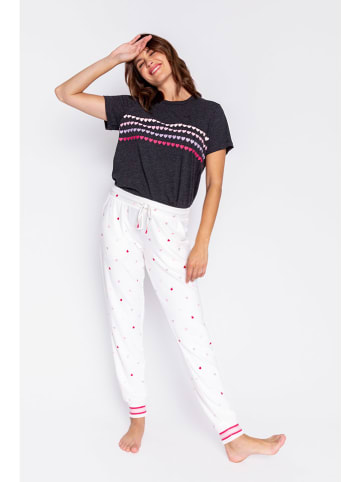 PJ Salvage Pyjama-Hose in Weiß