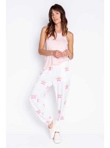PJ Salvage Pyjama-Hose in Weiß