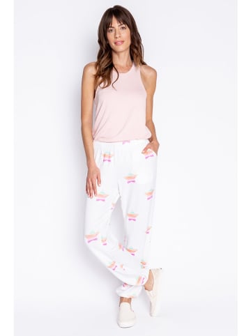 PJ Salvage Pyjama-Hose in Weiß
