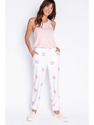 PJ Salvage Pyjama-Hose in Weiß