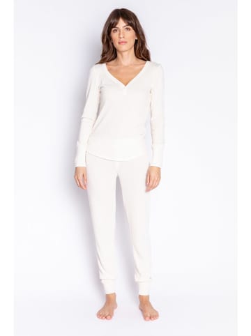 PJ Salvage Pyjama-Hose in Weiß