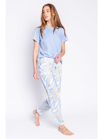 PJ Salvage Pyjama-Hose in Hellblau