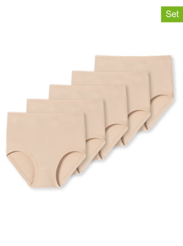Schiesser 5-delige set: tailleslips beige