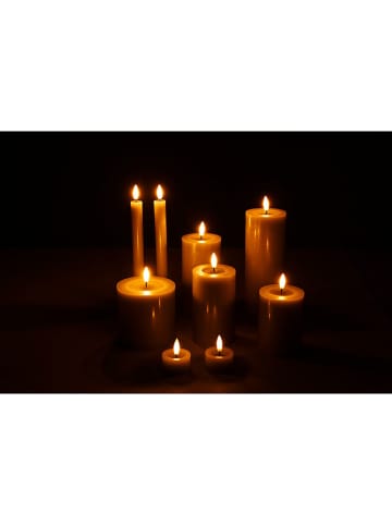 Lifa Living Świece LED (9 szt.) w kolorze jasnoszarym