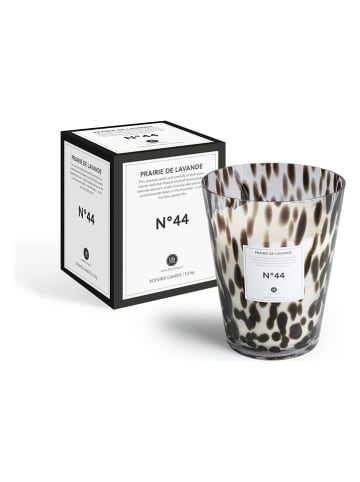Lifa Living Geurkaars ''Prairie de Lavande'' wit/zwart - 2200 g