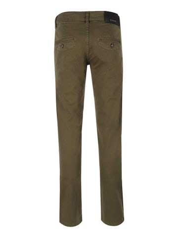 G.O.L.® FINEST COLLECTION Spodnie chino - Regular fit - w kolorze khaki