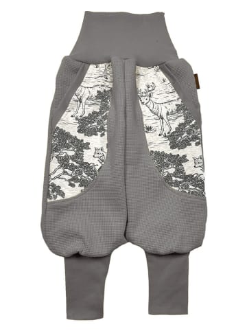 LiVi Streetjogger "Waffeljersey Wald Grau" in Grau