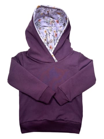 LiVi Bluza "Purple Flower" w kolorze fioletowym