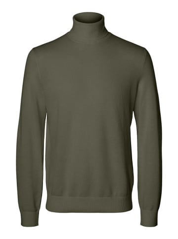 SELECTED HOMME Rollkragenpullover "Mora" in Khaki