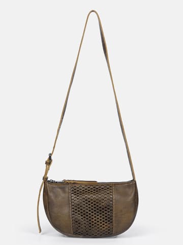 FREDs BRUDER Leder-Umhängetasche in Braun - (B)27 x (H)16 x (T)9 cm