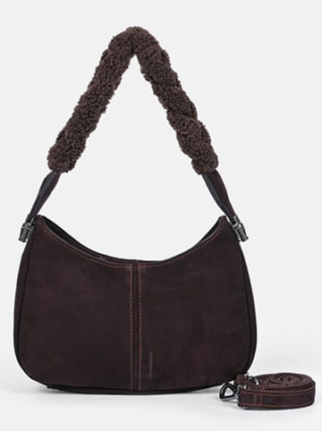 FREDs BRUDER Leren schoudertas "Soft Soul" zwart - (B)27 x (H)20 x (D)6 cm